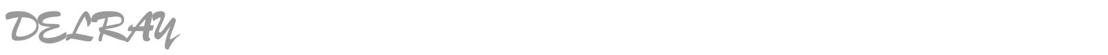 DELRAY font preview